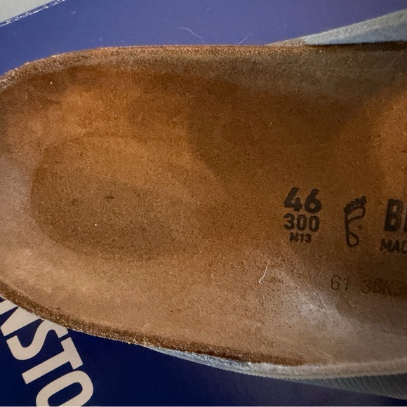 Birkenstock Arizona Box Label - gray men’s
